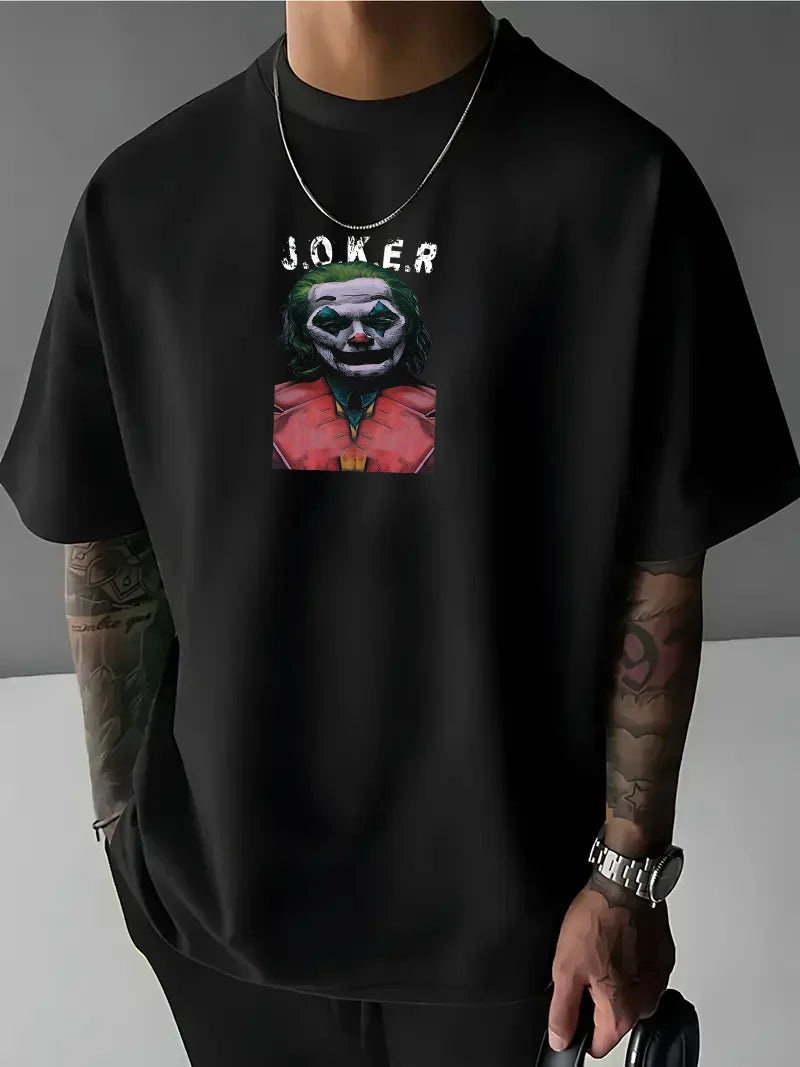Férfi póló JOKER crno (Oversized)