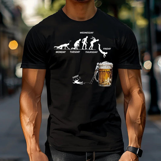 Férfi póló Beer Print