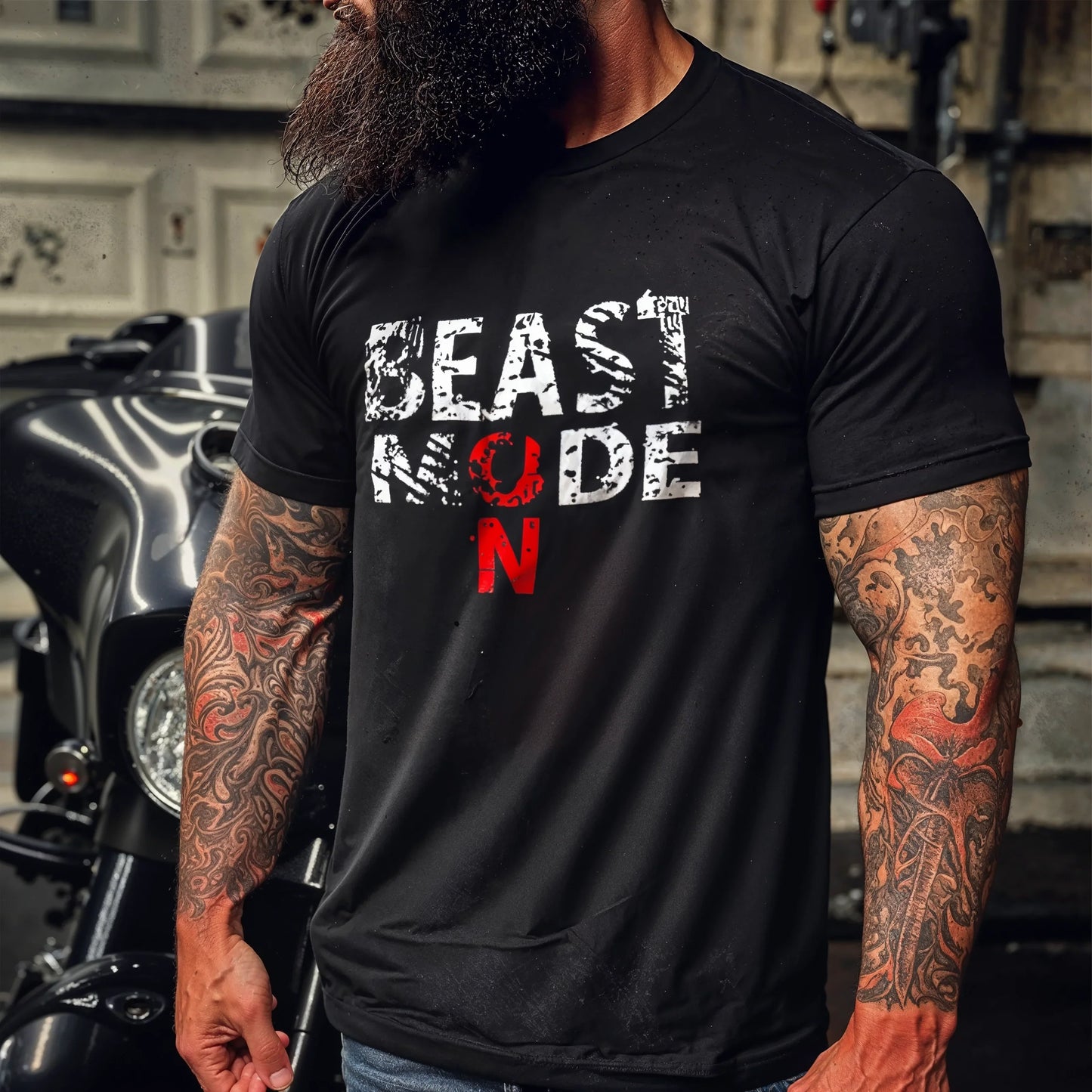 Férfi póló Beast Mode On
