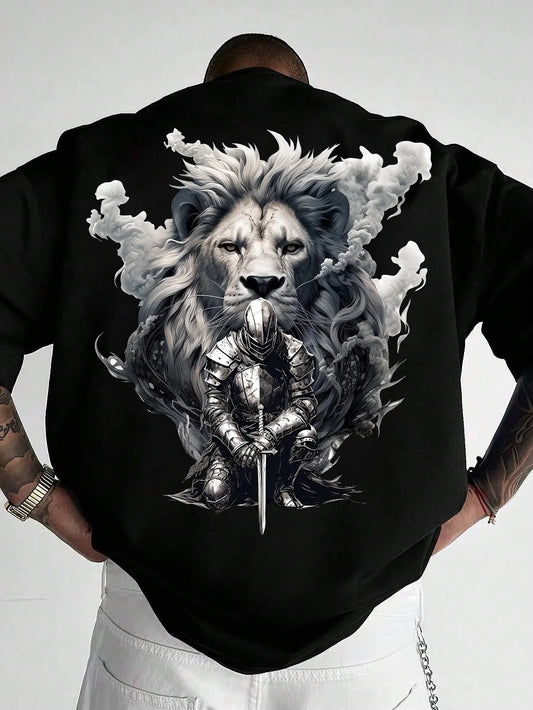 Férfi póló Lion Warrior