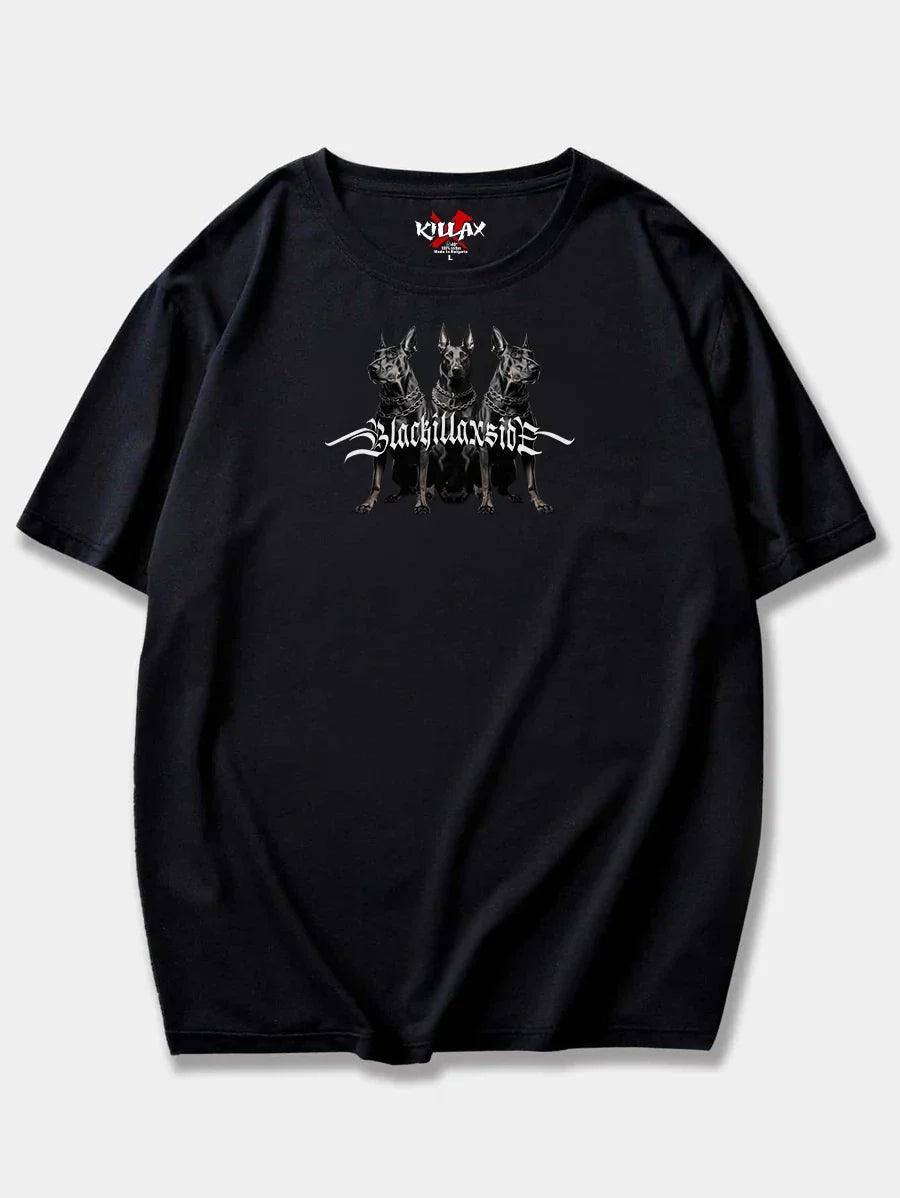 Férfi póló KILLAXDOBERMAN (Oversized)