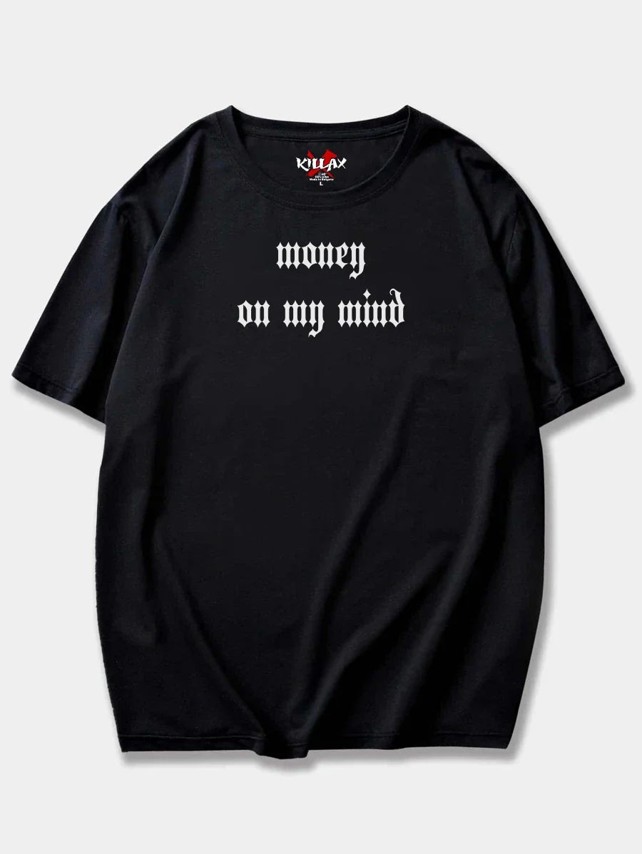 Férfi póló MONEY on MY MIND (Oversized)