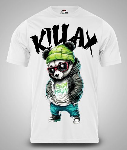Férfi póló Killax Panda bijelo