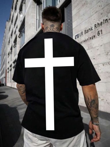 Férfi póló CROSS #1 (Oversized)