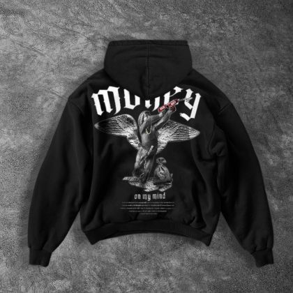 Férfi kapucnis pulóver - MoneyOnMyMind