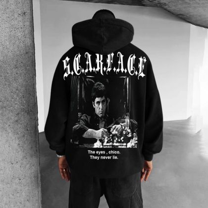 Férfi kapucnis pulóver - Scarface