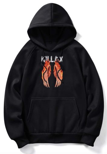 Férfi kapucnis pulóver - KillaxWings