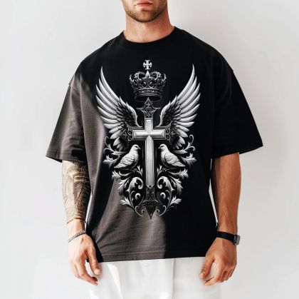 Férfi póló Cross 8 (Oversized)