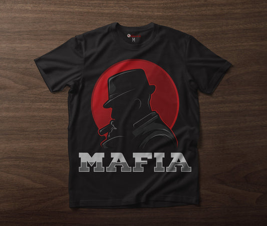 Férfi póló Mafia crno