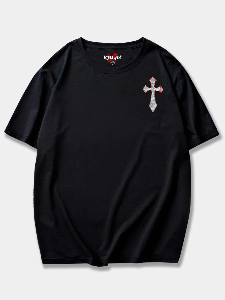 Férfi póló ONLY GOD CAN JUDGE ME (Oversized)