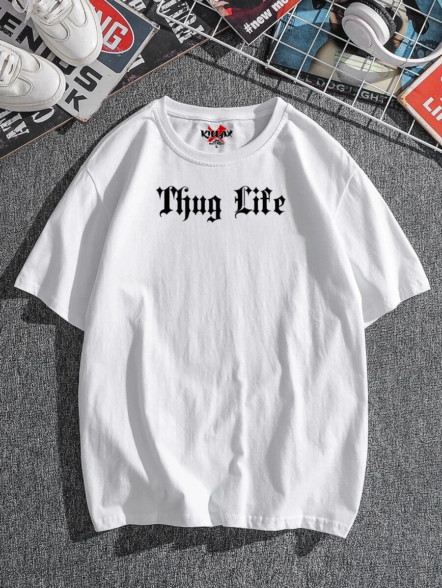 Férfi póló TUPAC bijelo (Oversized)
