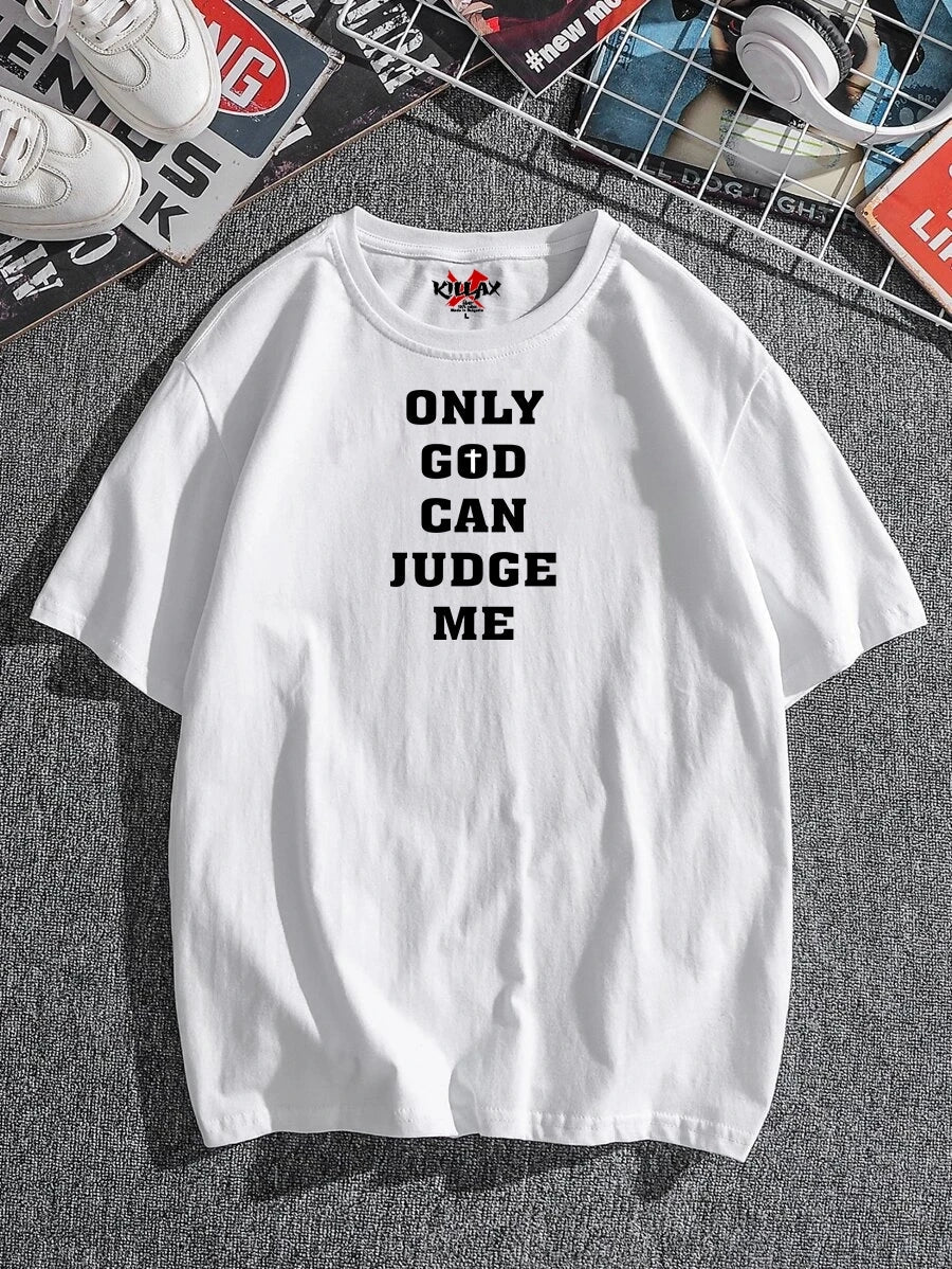 Férfi póló 5 bijelo (Oversized)