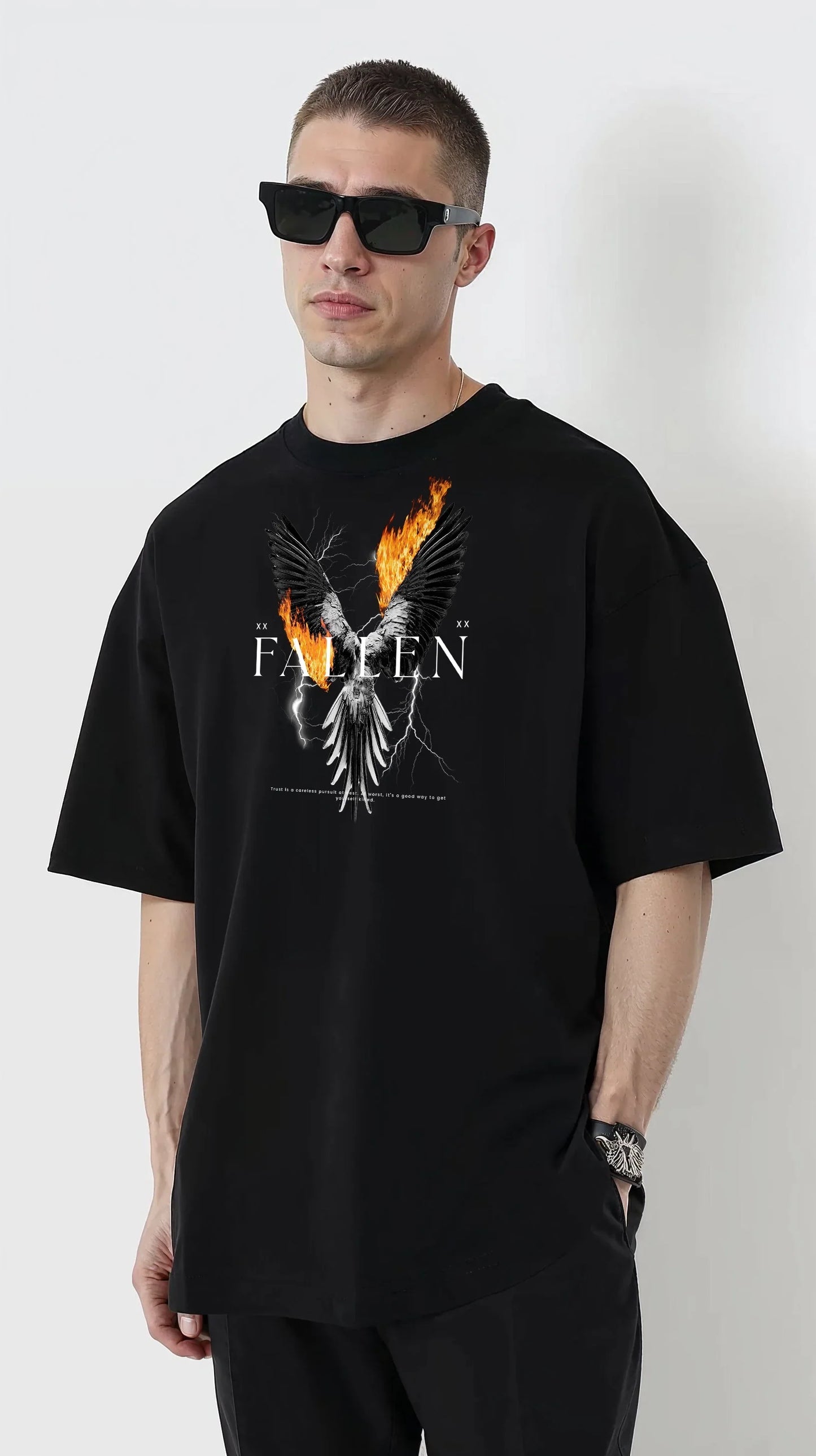 Férfi póló FALLEN (Oversized)