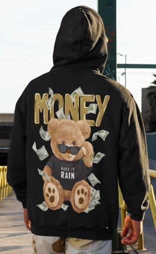 Férfi kapucnis pulóver - MoneyBear
