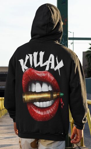 Férfi kapucnis pulóver - BulletKiss