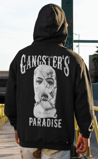 Férfi kapucnis pulóver - GangstersParadise