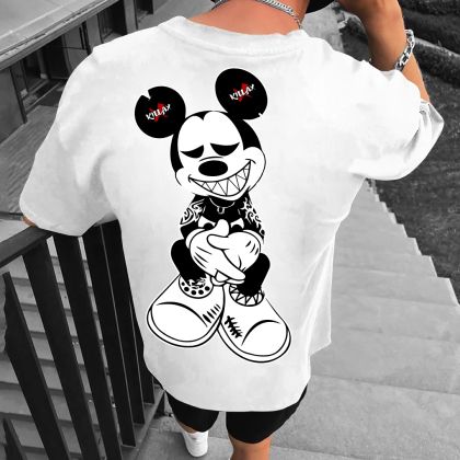 Férfi póló BAD MICKEY bijelo (Oversized)