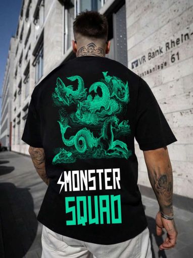Férfi póló MONSTER SQUAD (Oversized)