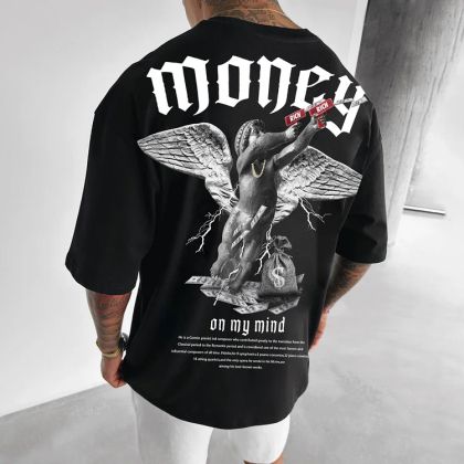 Férfi póló MONEY on MY MIND (Oversized)