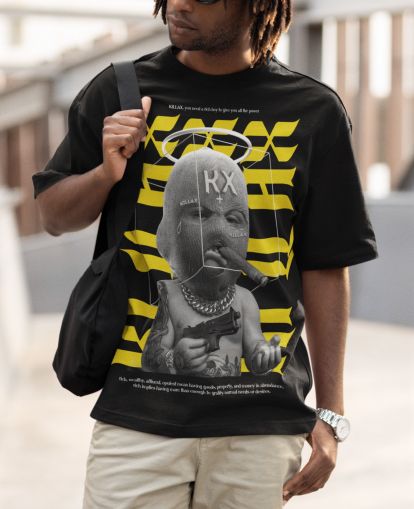 Férfi póló Rich Boy #1 (Oversized)