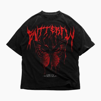 Férfi póló Red Butterfly (Oversized)