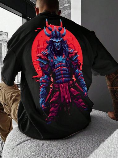 Férfi póló OniSamurai (Oversized)