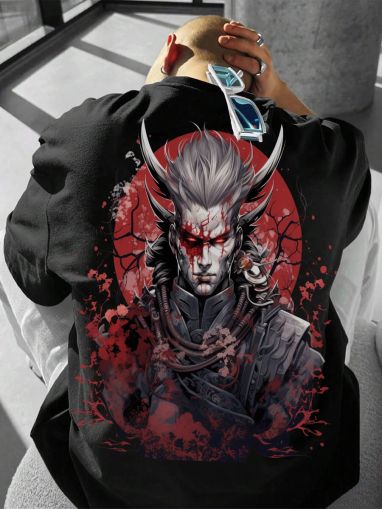 Férfi póló Samurai Warrior (Oversized)