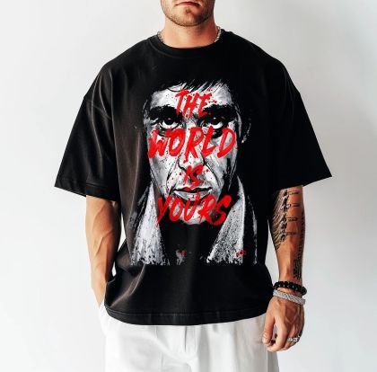 Férfi póló World Is Yours (Oversized)