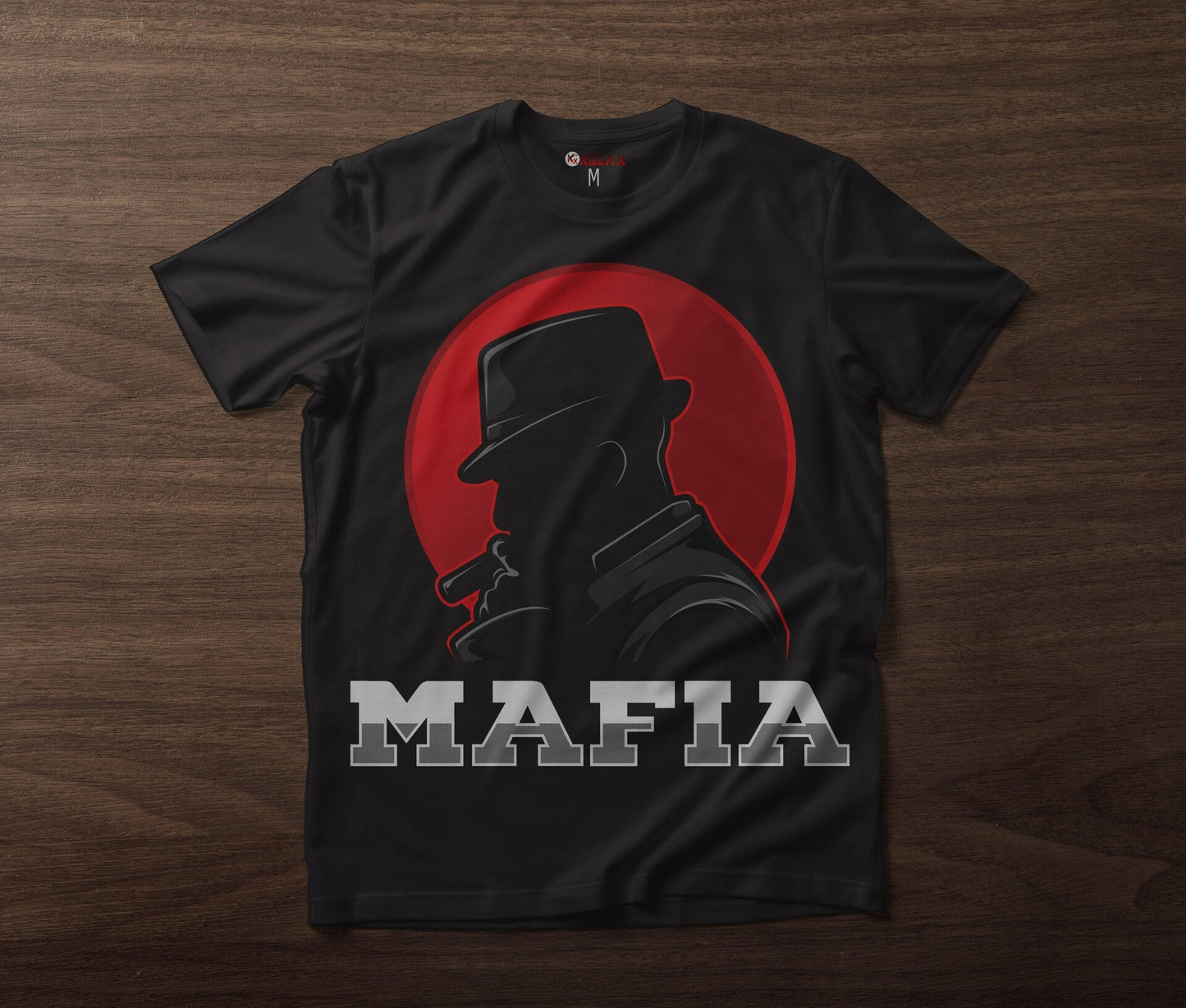 Férfi póló Mafia crno